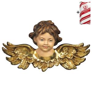 Angel head looking foreward + Gift box