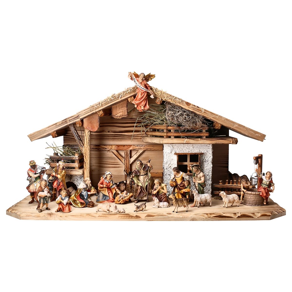 UL Ulrich Nativity Set 24 Pieces - Colored