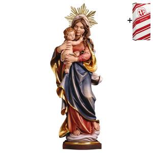 Vierge à l enfant des Alpes avec Auréole + Coffret cadeau