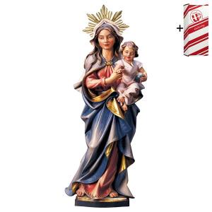 Vierge à l enfant compagne de voyage avec Auréole + Coffret Cadeau