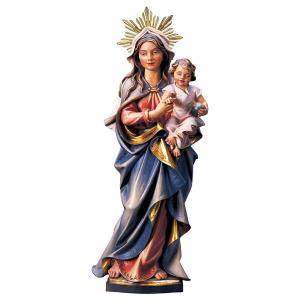 Vierge à l enfant compagne de voyage avec Auréole