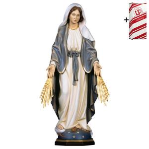 Vierge Miraculeuse avec rayonnements + Coffret cadeau