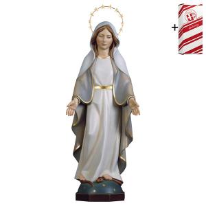 Nuestra Señora Milagrosa Moderna con Aureola 12 estrellas + Caja regalo