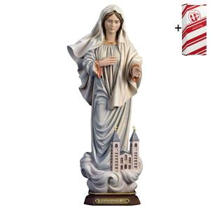 Our Lady of Medjugorje with church + Gift box