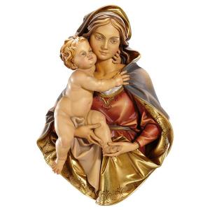 Buste de la Vierge à l enfant à accrocher