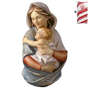 Buste de la Vierge à l enfant à suspendre + Coffret cadeau