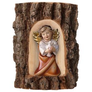 Heart Angel with dove in Grotto elm