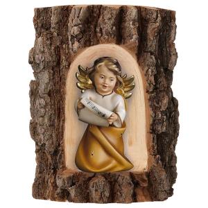 Heart Angel with notes in Grotto elm