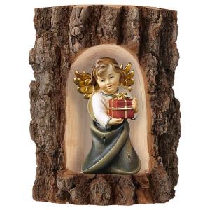 Heart Angel with present in Grotto elm