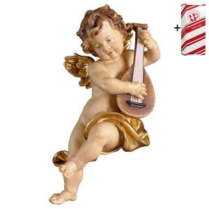 Putto mit Laute + Geschenkbox