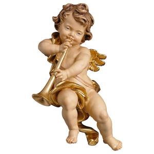 Cherub with trumpet