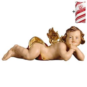 Cherub lying left side + Gift box