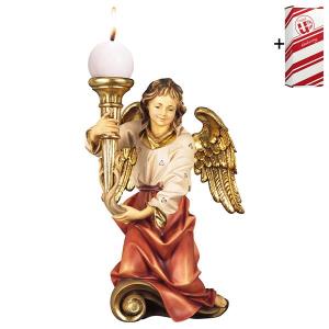Chorus angel with candle left side + Gift box