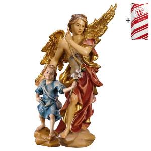 Guardian angel with child + Gift box