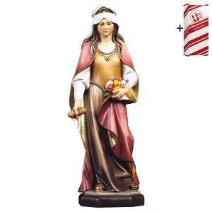 St. Elizabeth of Hungary with roses and bread + Gift box