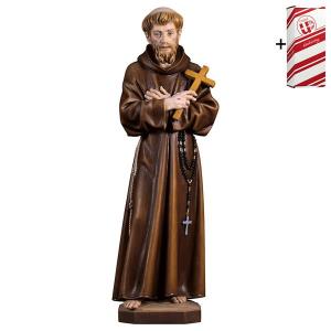 St. François d Assise avec croix + Coffret cadeau