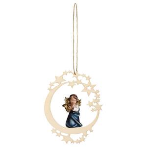 Herzengel mit Horn Mond Stern