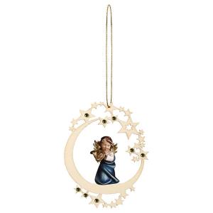 Ángel Corazón con cuerno Estrella Luna Crystal