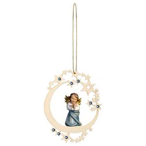 Heart Angel praying Moon Star Crystal