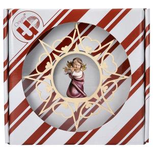 Heart Angel with flute Heart Star + Gift box
