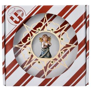 Heart Angel with candle Heart Star Crystal + Gift box