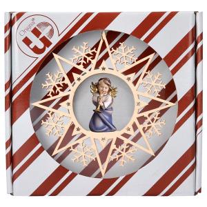 Heart Angel with trumpet Crystal Star + Gift box