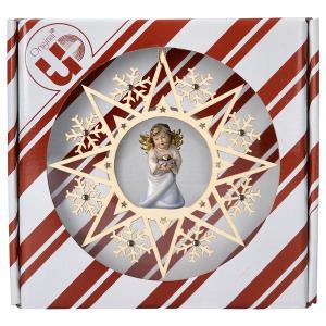 Heart Angel with heart Crystal Star Crystal + Gift box