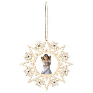 Ángel Corazón con corazón Estrella Cristal Crystal