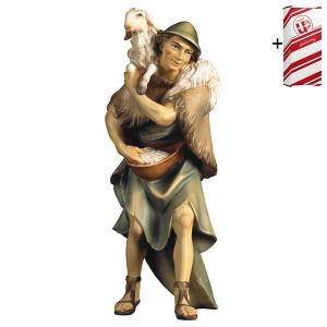 UL Herder with sheep on shoulders + Gift box