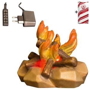 Incendie UL avec lumière + Transformateur + Coffret cadeau