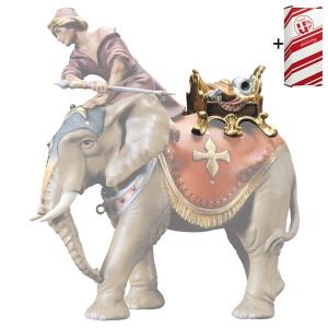 UL Schmucksattel für Elefant stehend + Geschenkbox