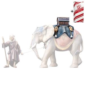 UL Gepäcksattel für Elefant stehend + Geschenkbox