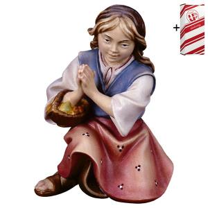 UL Kneeling praying girl + Gift box