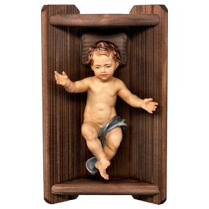 Infant Jesus and Manger wood Classic 2 Pieces