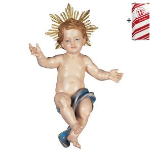 Enfant Jésus Ulrich avec Auréole + Coffret cadeau