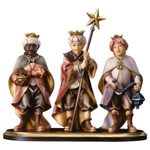 SH Three Carol Singers on pedestal 4 Pieces