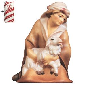 CO Kneeling herder with lamb + Gift box