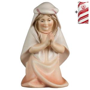 CO Kneeling praying girl + Gift box