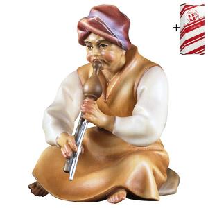 CO Sitting herder with flute + Gift box