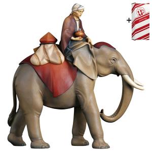 CO Groupe d éléphants avec selle à bijoux 3 Parties + Coffret cadeau