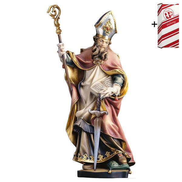 Hl. Thomas Becket mit Schwert + Geschenkbox - Color