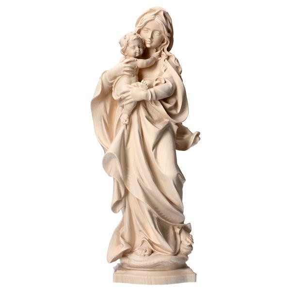 Our Lady of the Alps Linden wood carved - Natural
