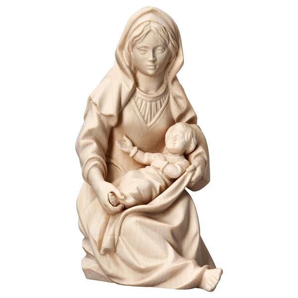 Our Lady of the Hl. Familiy sitting 2 Pieces - Natural