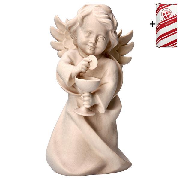 Heart Angel with calyx + Gift box - Natural