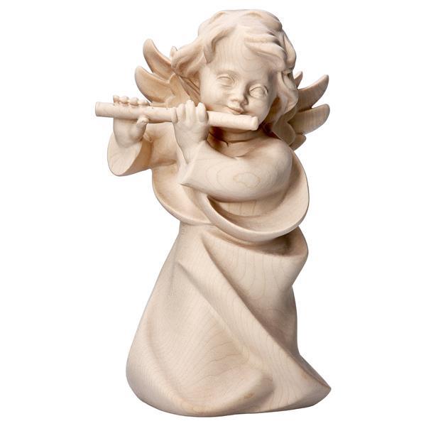 Heart Angel with flute - Natural