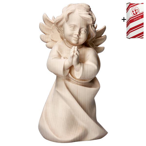 Heart Angel praying + Gift box - Natural
