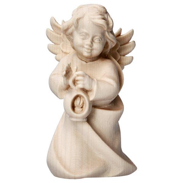 Heart Angel with lantern - Natural