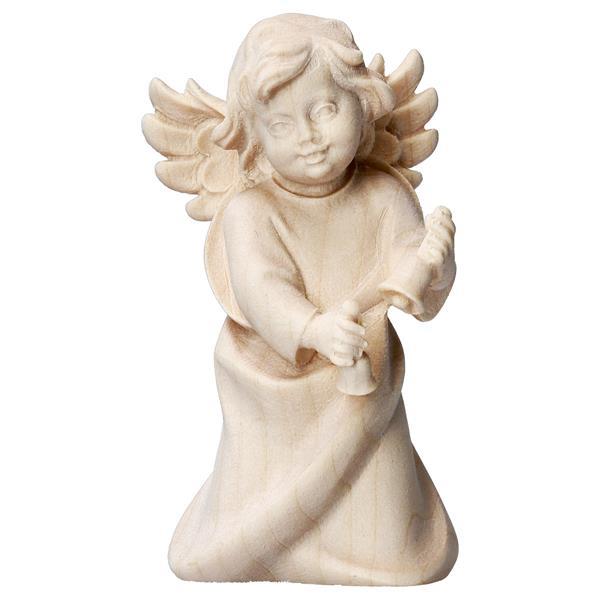 Heart Angel with bells - Natural