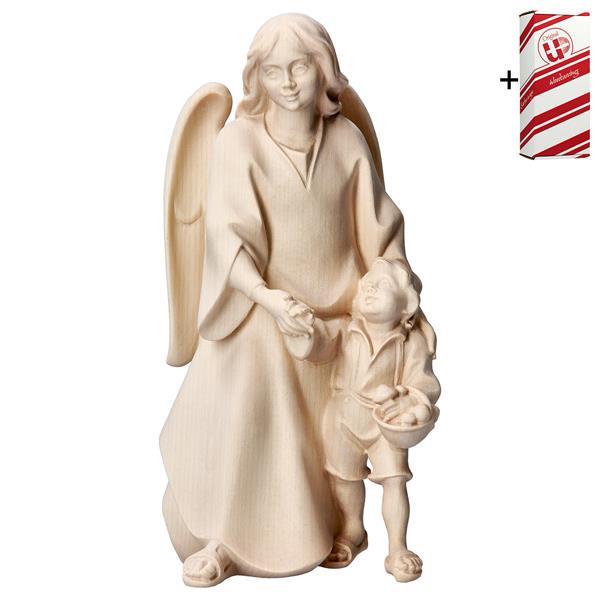 Guardian angel Modern with boy + Gift box - Natural