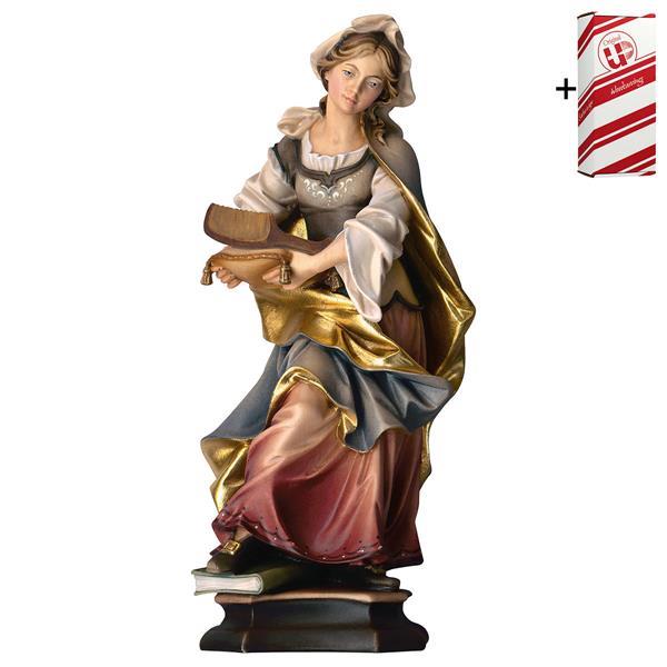 St. Verena of Zurzach with comb + Gift box - Colored